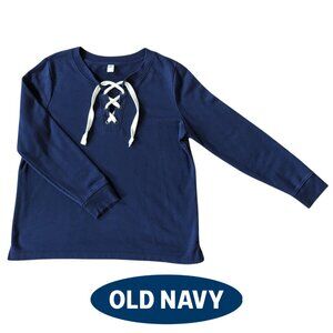 OLD NAVY Navy Blue Women's Sweatshirt L Preloved